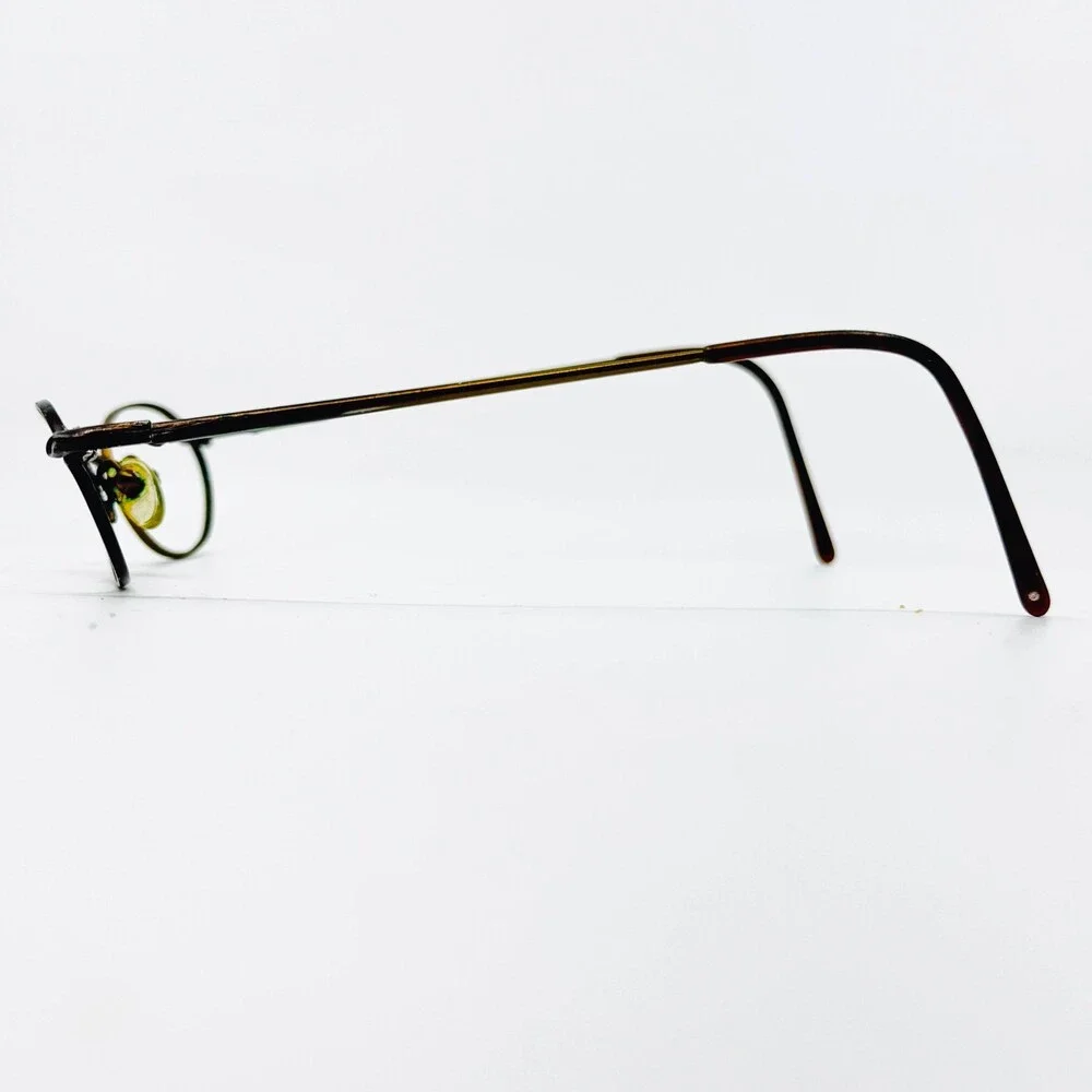 Jill Stuart Eyeglasses Women Brown Oval JS-115-1 Full Rim 140